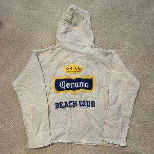 Corona Blue and Yellow Logo Sweatshirt
